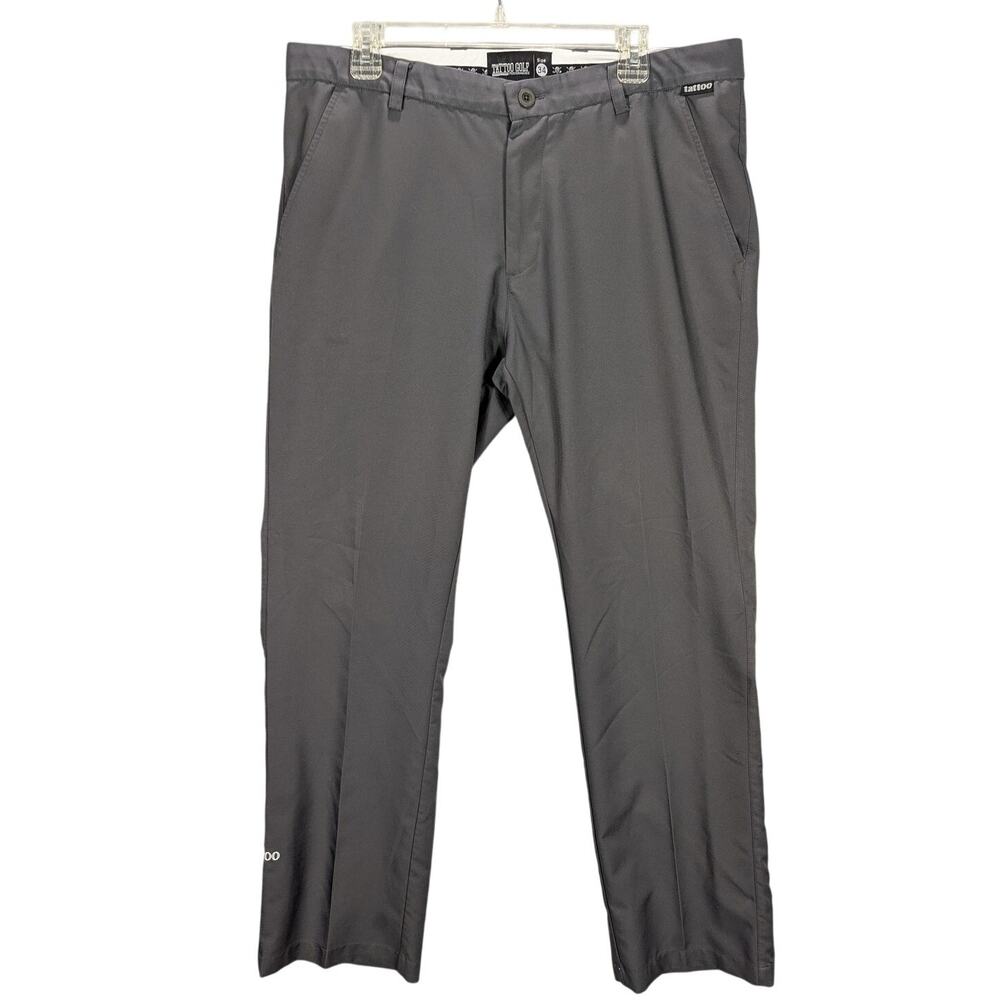 Tattoo Golf Performance Pants Mens 34 Embroidered Skull Crossbones Golf Career